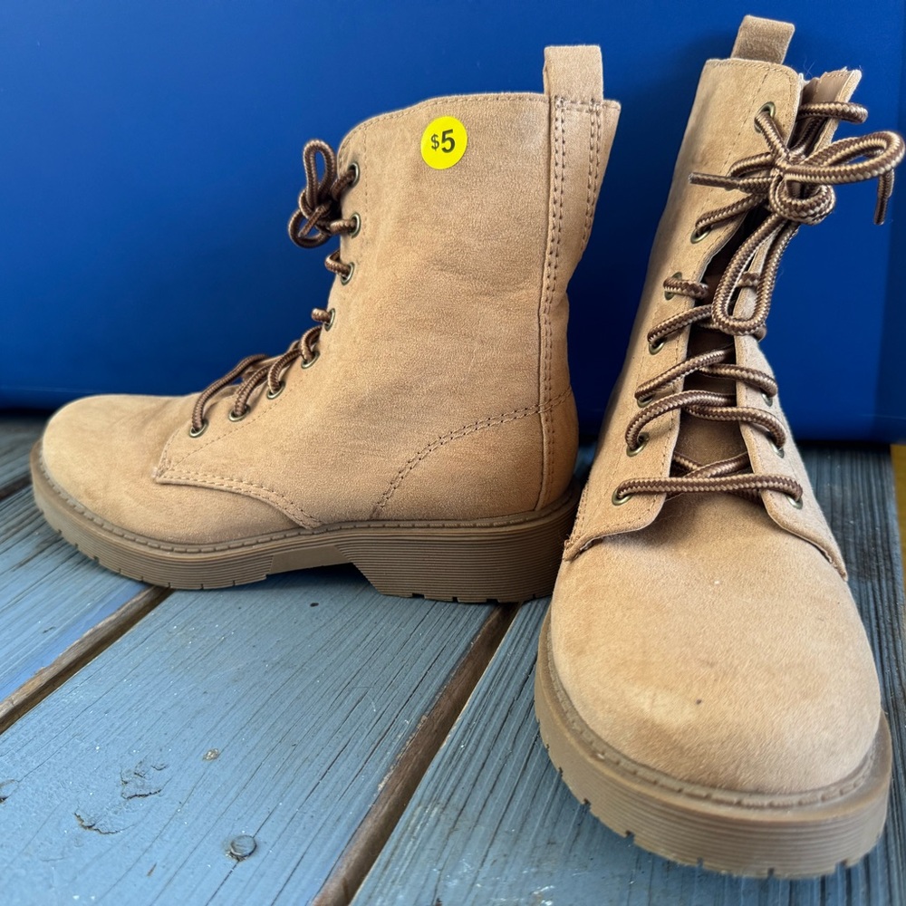 Time and Tru Tan Ankle Boots